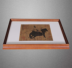 六盘水书画装裱配框服务案例